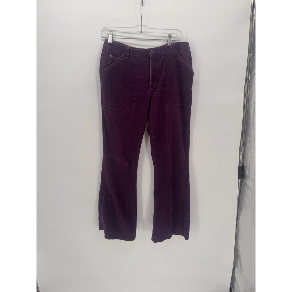 Arizona Jean Co Corduroy Low-Rise Baggy Pants Grape Wine Women's‎ Size 7 Whismy